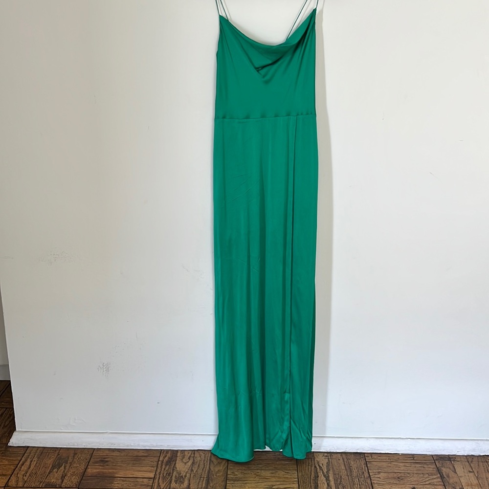 Intermix green silk dress